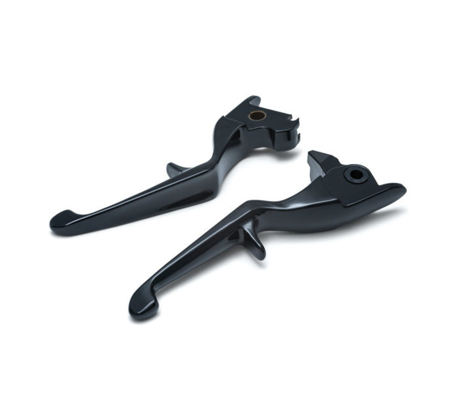 Trigger Blades handlebar levers Fits: > Hydraulic operated clutch - 14-16 Touring (exclude FLHR, FLHRC, Trikes)