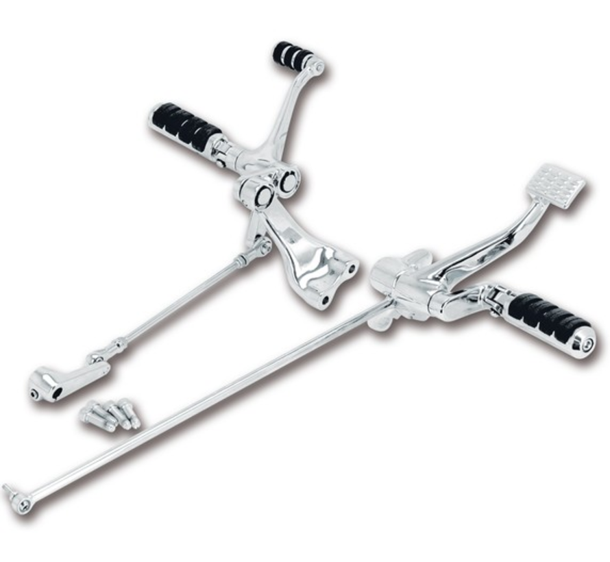 2" extended Forward Controls Chrome or Black 20142022 XL Sportster