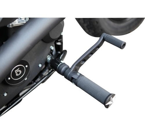 Thunderbike Kit de commande avancée en caoutchouc noir de base compatible avec :> 04-13 Sportster