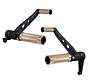 Base Brass Black Forward Control Kit Fits:>  04-13 Sportster