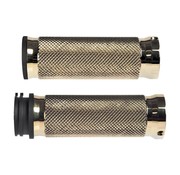 Thunderbike Grips Brass Ring 1"   Fits:> HD with Dual Cable 
