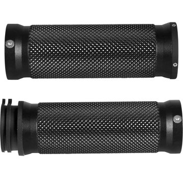 Thunderbike Grips Ring Satin Black 1"   Fits:> HD with Dual Cable 