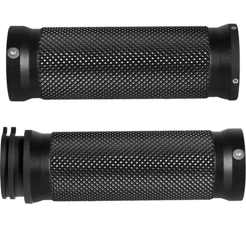 Thunderbike Grips Ring Satin Black 1"   Fits:> HD with Dual Cable 