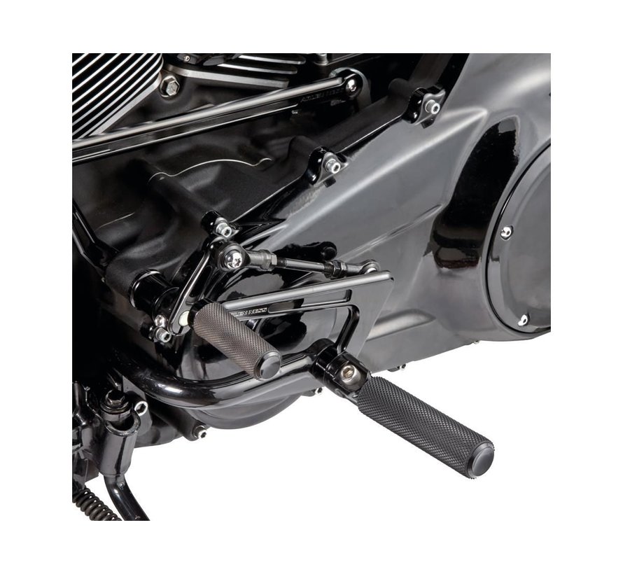 Bagger Mid-Control Kit Black  Fits:> 14-23 Touring