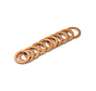 brake line washers, 3/8" (10mm). Copper