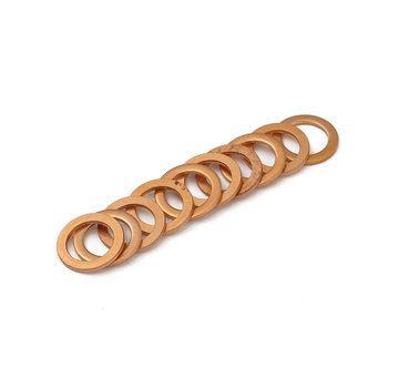 Goodridge brake line washers, 7/16" (11mm). Copper