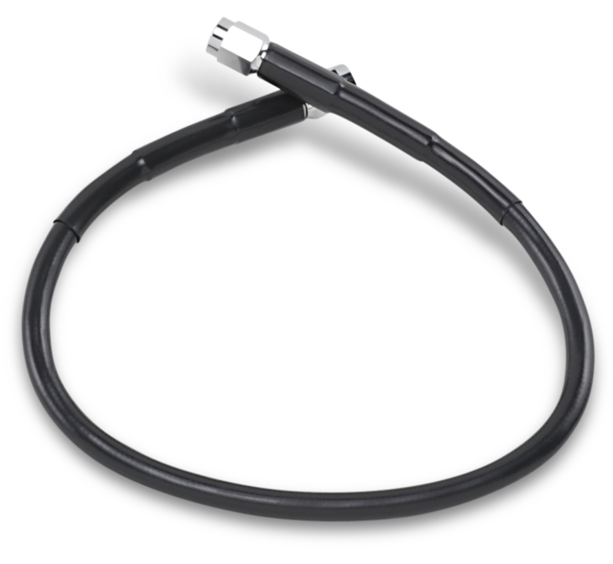 Universal Brake Line  black various lengths 9 - 20 inch with AN-3 ends