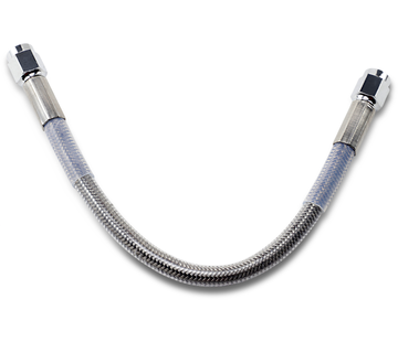 Drag Specialities Brake Line   Silver, Clear-Coated  various lengths 9 - 20 inch with AN-3 ends