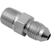 TC-Choppers Raccord de ligne de frein en acier chromé 1/8" NPT mâle, AN-3 Mal