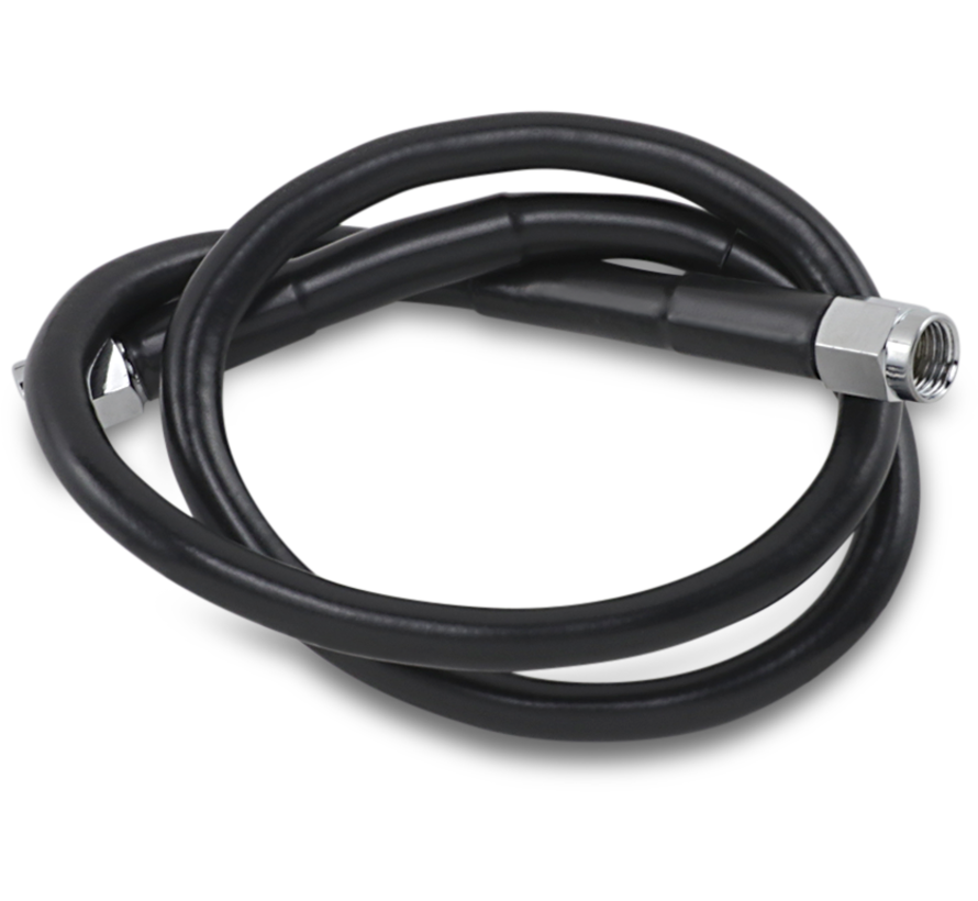 Brake Line black various lengths 21 - 34 inch with AN-3 ends