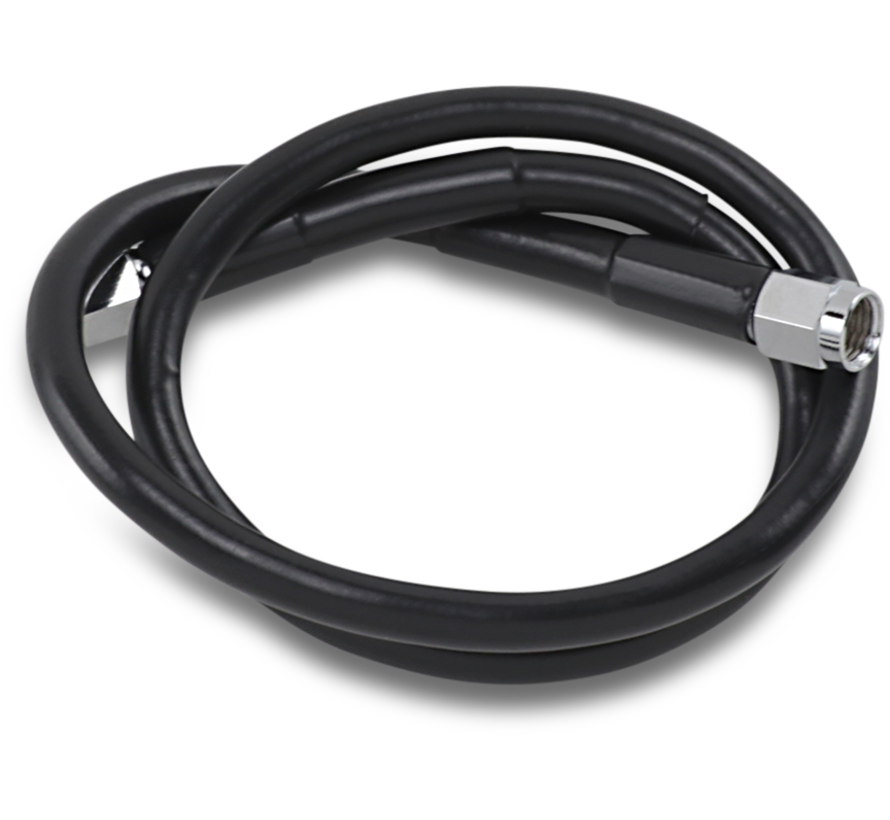 Brake Line black various lengths 21 - 34 inch with AN-3 ends
