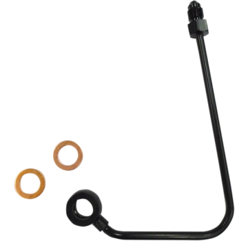 Magnum ABS Upper Brake Line Adapter AN-3 Male Fits:> 2012-2017 Softail