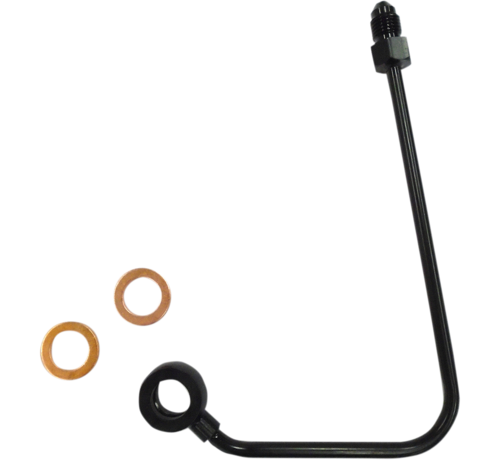 Magnum ABS Upper Brake Line Adapter AN-3 Male Fits:> 2012-2017 Softail