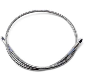 TC-Choppers Brake Line Clear-Coated  various lengths 36- 50 inch with AN-3 ends