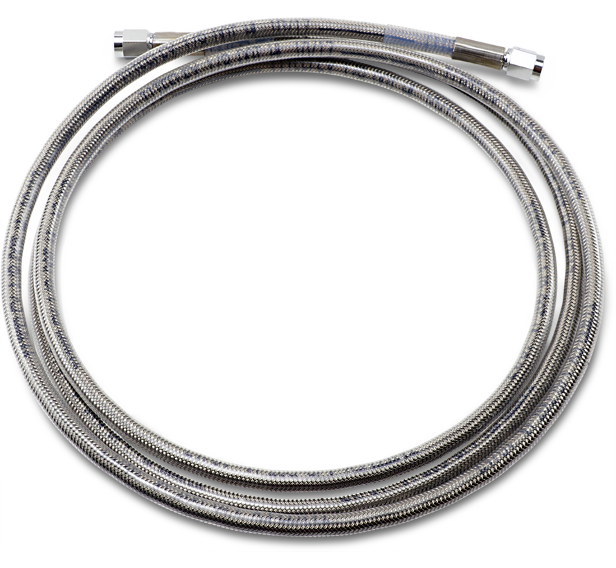 Brake Line Clear-Coated  various lengths 70-80 inch with AN-3 ends