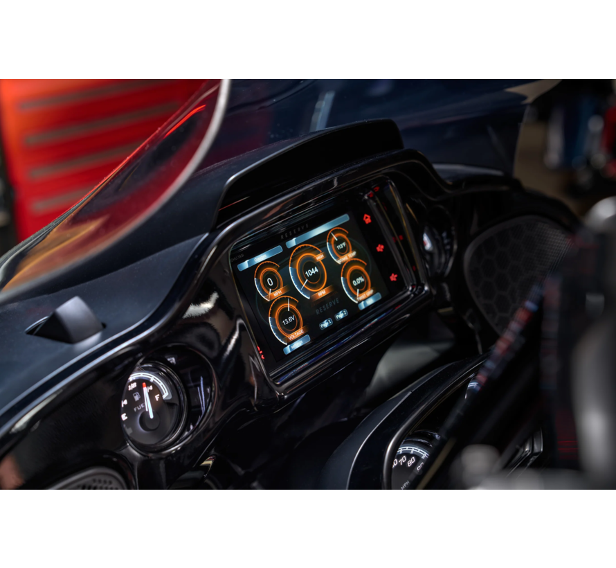 Reserve Motorcycle Audio de Precision Power son unidades principales mejoradas para radios Harley OEM. Compatible con: modelos Touring y Trike a partir de 2014 en sustitución de CVO, Boom! y audio GTS