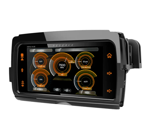 Precision Power Reserve Motorcycle Audio von Precision Power sind Upgrade-Headunits für OEM-Harley-Radios. Passend für:> Touring- und Trike-Modelle ab 2014 als Ersatz für CVO, Boom! und GTS-Audio