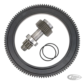 Barnett starter ring 106 teeth and pinion  Fits: > 2006 Dyna and all 2007-2017 Twin Cam.