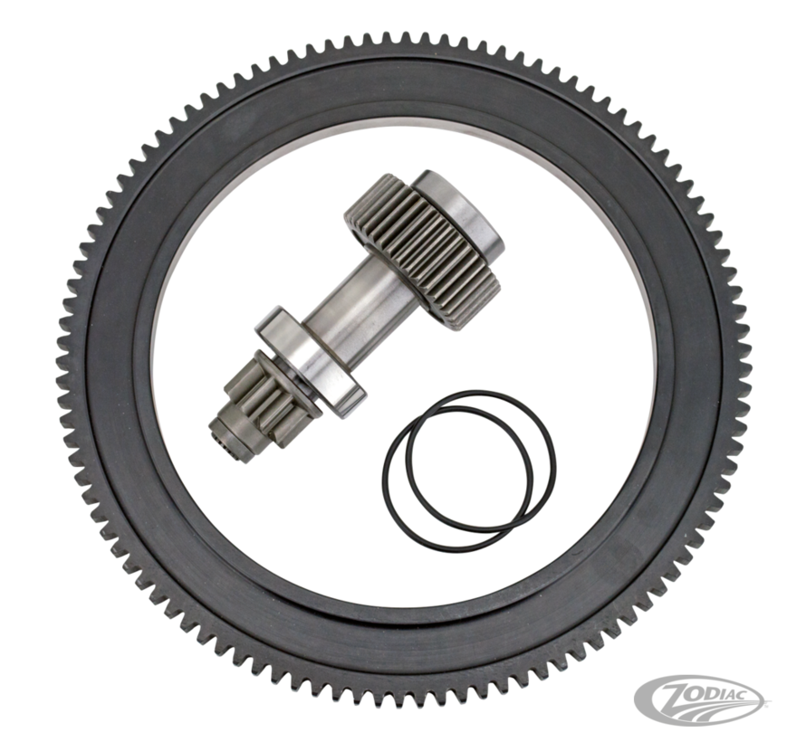 starter ring 106 teeth and pinion  Fits: > 2006 Dyna and all 2007-2017 Twin Cam.