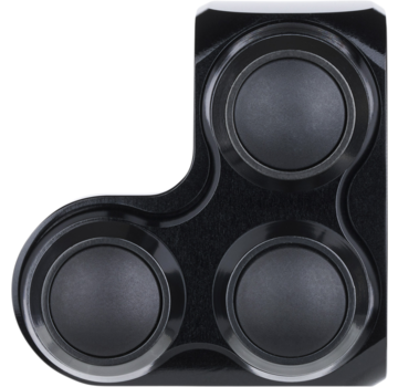 Motogadget M-Switch 3 push button housing Fits: > Fits 1" (25.4mm) diameter handlebars.