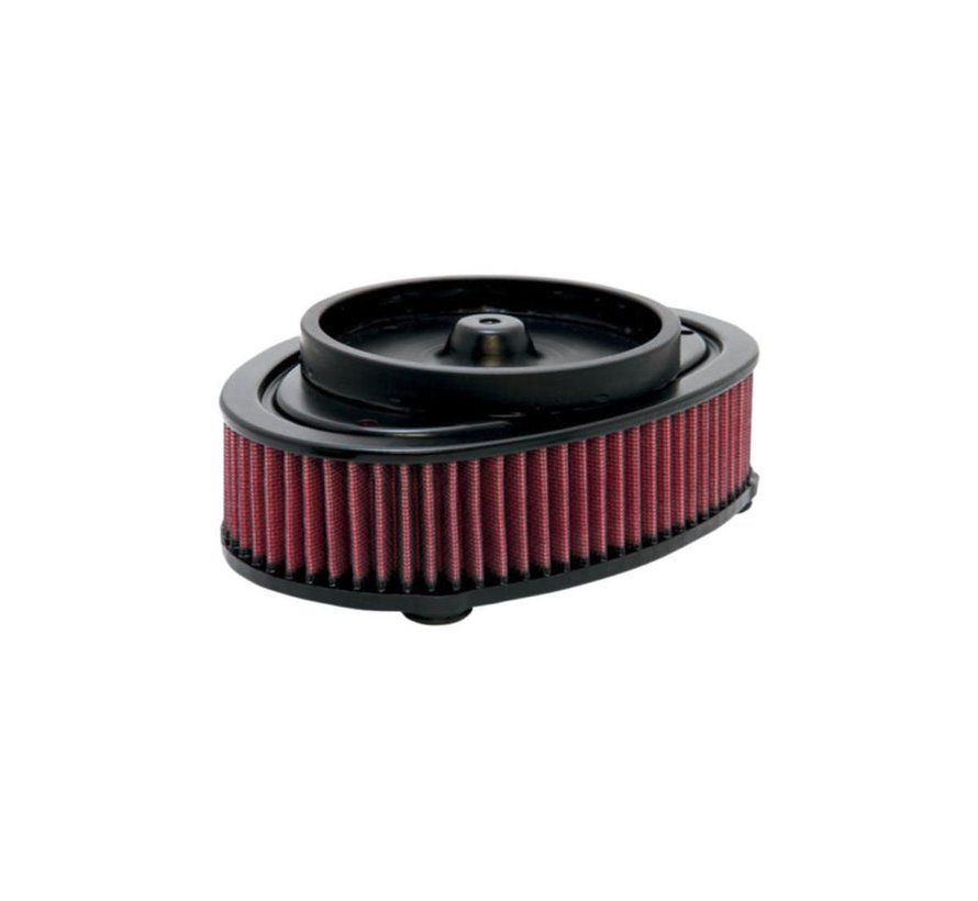 Air Filter Element Fits: > 01-15 Softail; 04-07 Dyna; 02-07 FLT/Touring With K&N air cleaner assembly