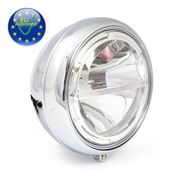 MCS headlight LED 7 inch Chrome