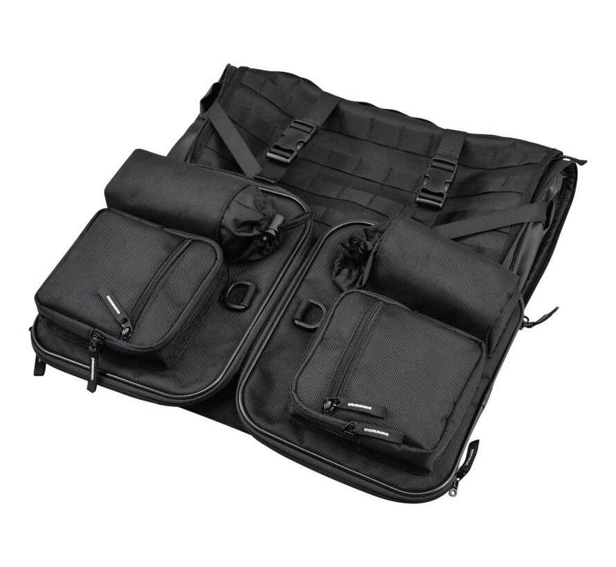 Expandable Seatbag Variable volume of 33 - 42 l Black   Fits:> Universal