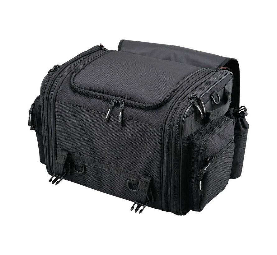 Sac de selle extensible Volume variable de 44 à 60 l Noir Convient à :> Universel