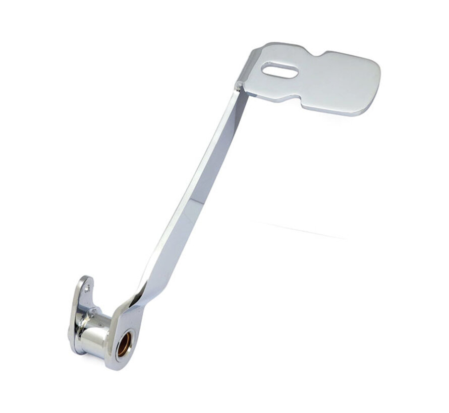 Smooth Brake pedal chrome Fits: > 00-17 FL Softail models