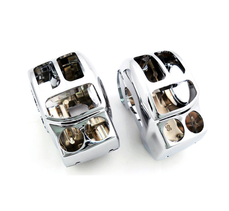 Switch housing set black or chrome Fits: > 14-21 Touring