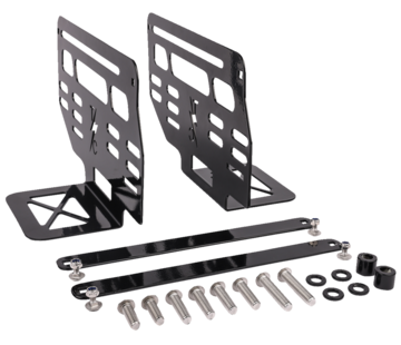 Thrashin supply co. Hard Mount Brackets for Essential & Escape Saddlebags Fits:>  91-'17 Dyna and 18-Up Softail