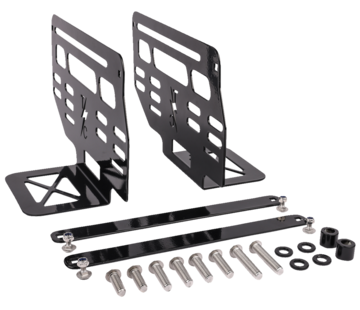 Thrashin supply co. Harde montagebeugels voor Essential & Escape zadeltassen Past op: > 91-'17 Dyna en 18-Up Softail