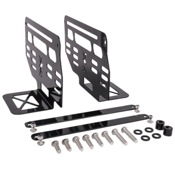 Thrashin supply co. Hard Mount Brackets for Essential & Escape Saddlebags Fits:>  91-'17 Dyna and 18-Up Softail