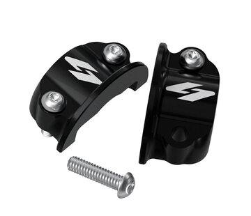 Kraus Pro-Line Halve Klemmen voor Zitstokken. Zwart Past op: > 08-13 Touring, 14-23 Touring