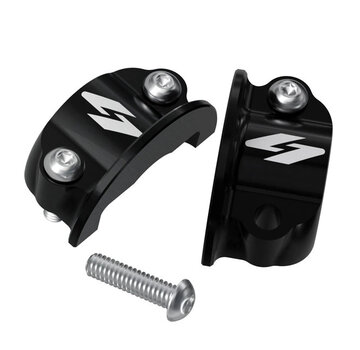 Kraus Pro-Line Halve Klemmen voor Zitstokken. Zwart Past op: > 08-13 Touring, 14-23 Touring