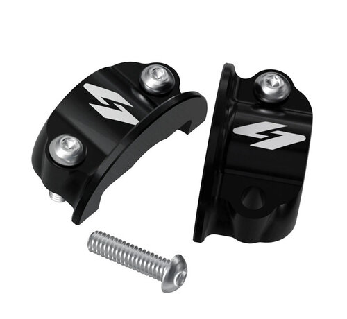 Kraus Pro-Line Halve Klemmen voor Zitstokken. Zwart Past op: > 08-13 Touring, 14-23 Touring