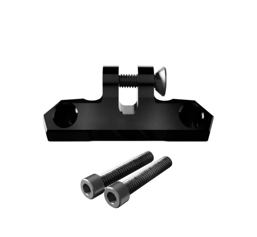 isolated riser top gauge mount. Black Fits: > H-D with Kraus Isolated Risers
