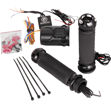 Performance Machine Apex heated grips  Fits: > 96-23 H-D with dual throttle cables