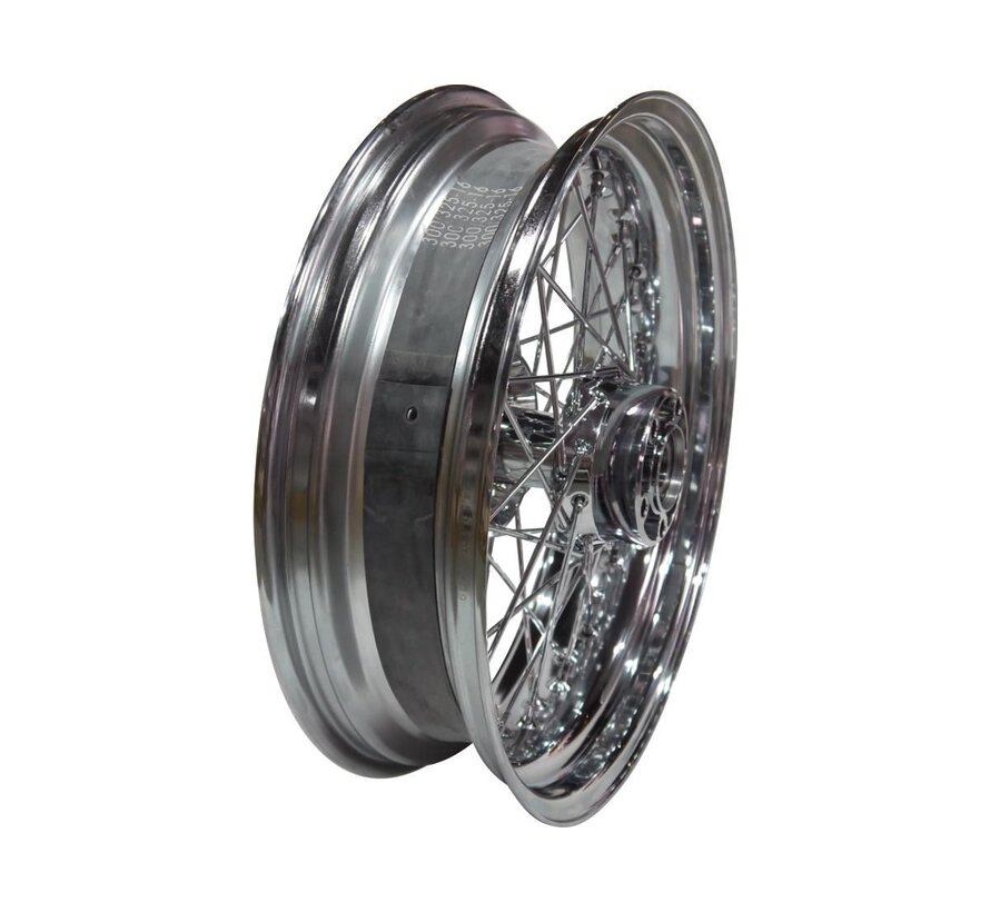OEM Style 40-Spoke Wheels Black 17" 4,50" Rear  Fits:> 08-17 Dyna 