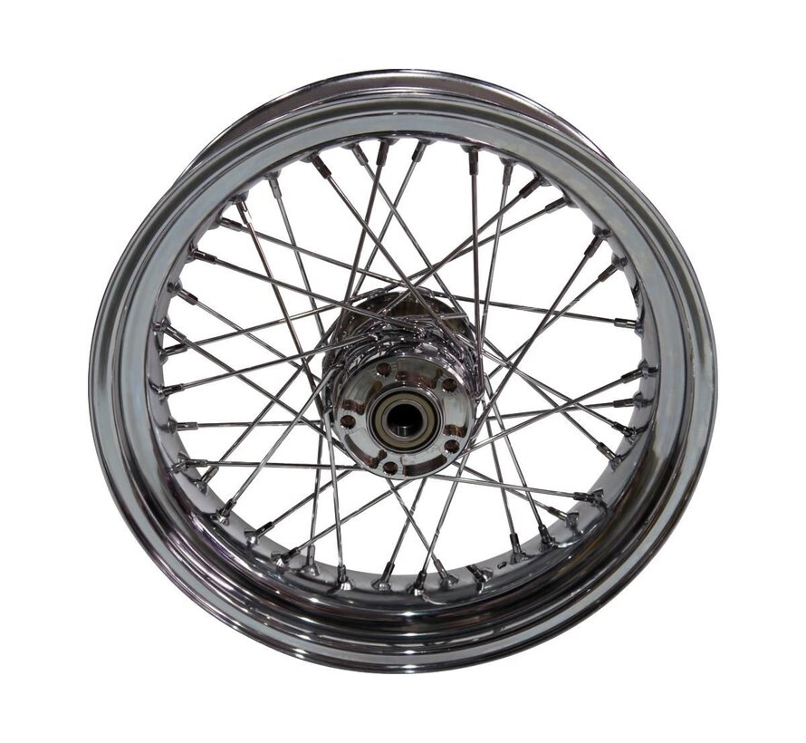 OEM-stijl 40-spaaks velgen zwart 17" 4,50" achter Past op: > 08-17 Dyna