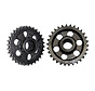solid motor sprocket & chain kit. 30T  Fits: > 07-21 Softail; 06-17 Dyna