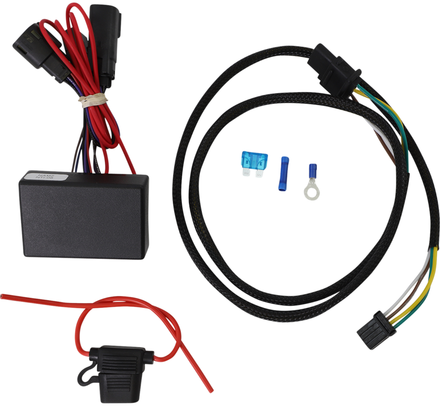 Kit de cableado de remolque Plug-and-Play compatible con: > 14-21 FLHX/ FLHXS/ FLHTCU/ FLHTK/ FLHRSE/ FLHTCUTG/ FLTRX/ FLTRXS