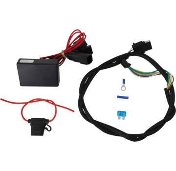 Khrome works Plug-and-Play Trailer Wiring Kit Fits:> 10-13 FLHX/FLTRX w/ 6-pin Molex rear light plugs