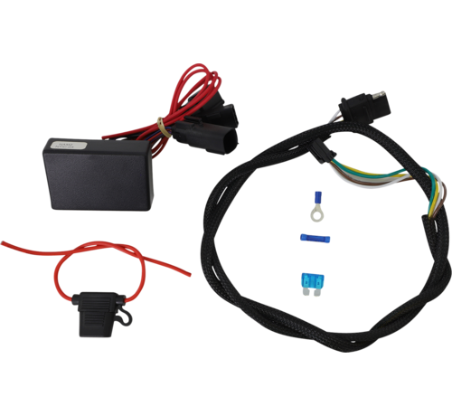 Khrome works Plug-and-Play Trailer Wiring Kit Fits:> 10-13 FLHX/FLTRX w/ 6-pin Molex rear light plugs