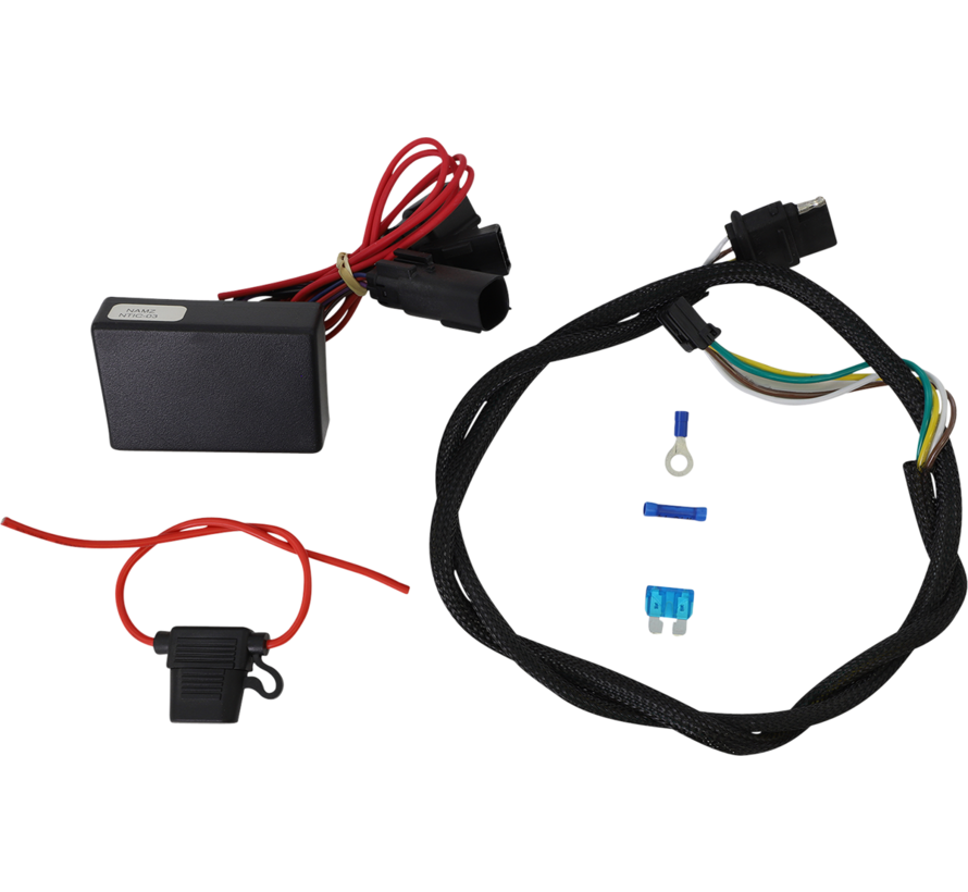 Plug-and-Play Trailer Wiring Kit Fits:> 10-13 FLHX/FLTRX w/ 6-pin Molex rear light plugs