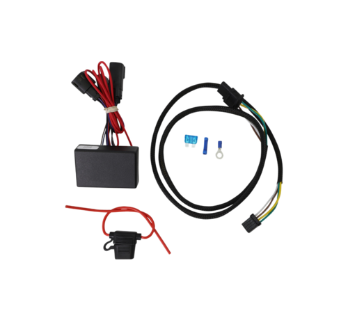 Khrome works Kit de cableado de remolque Plug-and-Play compatible con: > 14-21 FLHX/FLHXS/FLHTCU/FLHTK/FLHRSE/FLHTCUTG/FLTRX/FLTRXS