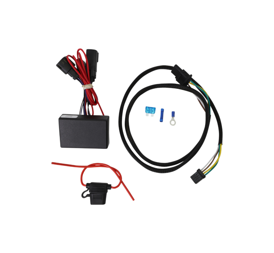 Kit de cableado de remolque Plug-and-Play compatible con: > 14-21 FLHX/FLHXS/FLHTCU/FLHTK/FLHRSE/FLHTCUTG/FLTRX/FLTRXS