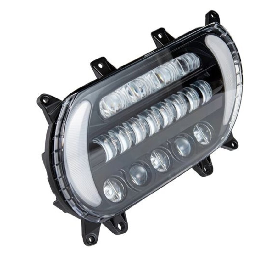 Faro LED con intermitentes de retroceso Compatible con:> Road Glide 2015-2023