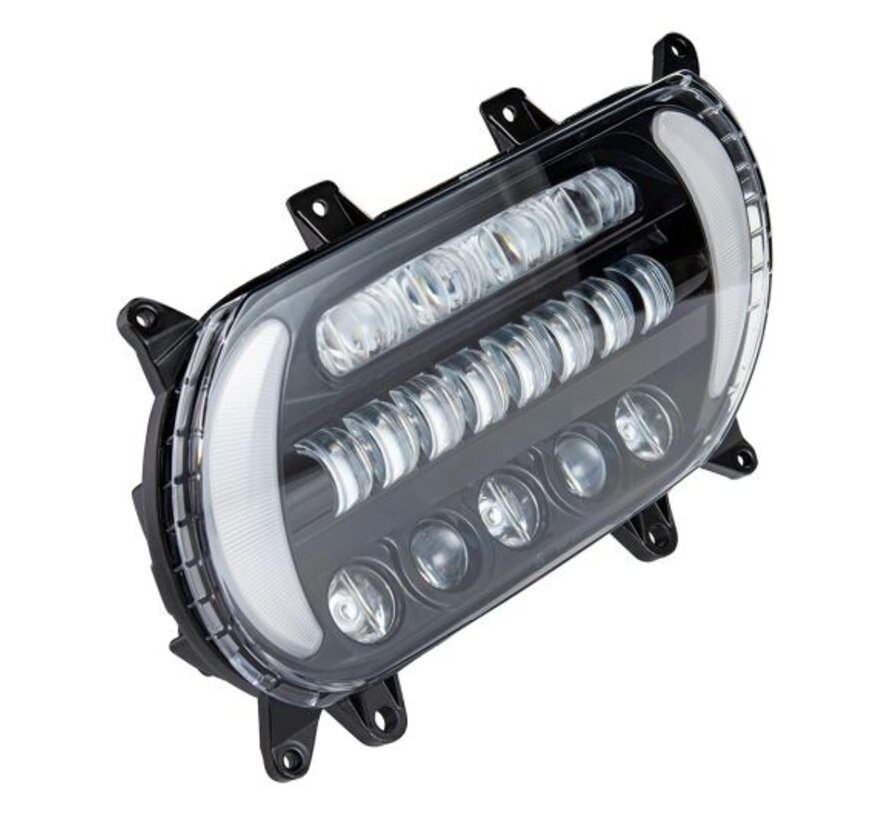 LED-koplamp met Switchback-richtingaanwijzers Past op:> Road Glide 2015-2023