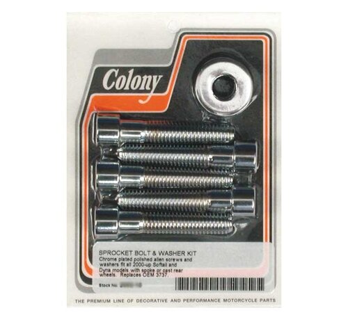 Colony Rear pulley bolt kit